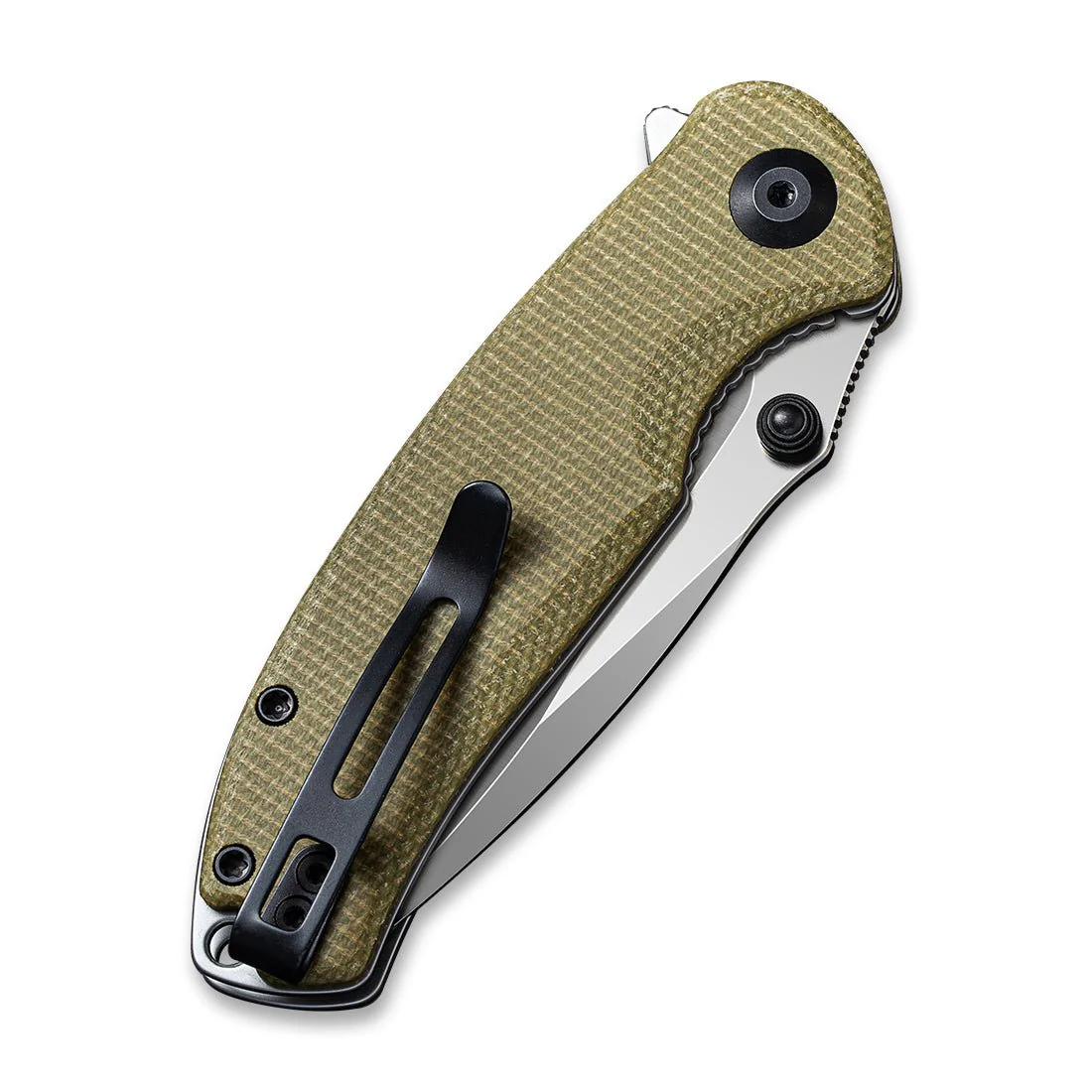 CIVIVI Pintail Flipper & Thumb Stud Knife Micarta Handle (2.98" CPM S35VN Blade) C2020B - Image 6