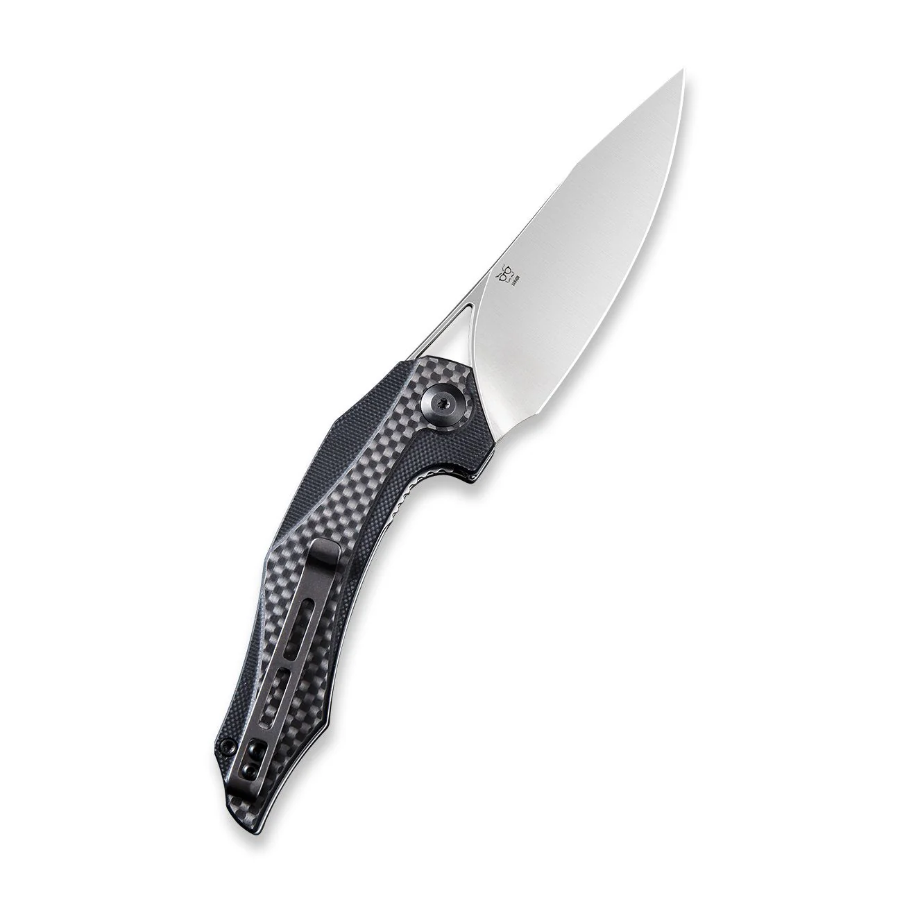 CIVIVI Plethiros Flipper Knife G10 & Carbon Fiber Handle (3.45" D2 Blade) C904C - Image 2