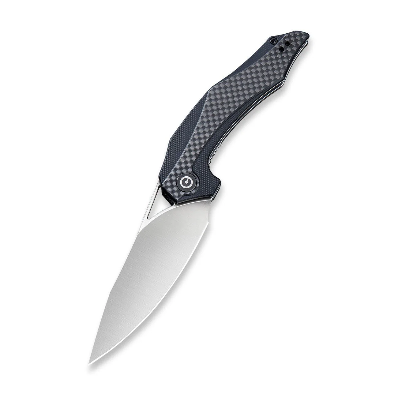 CIVIVI Plethiros Flipper Knife G10 & Carbon Fiber Handle (3.45" D2 Blade) C904C - Image 3