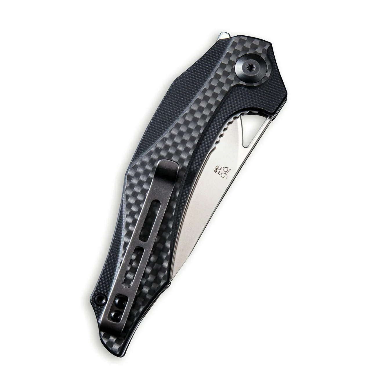 CIVIVI Plethiros Flipper Knife G10 & Carbon Fiber Handle (3.45" D2 Blade) C904C - Image 5