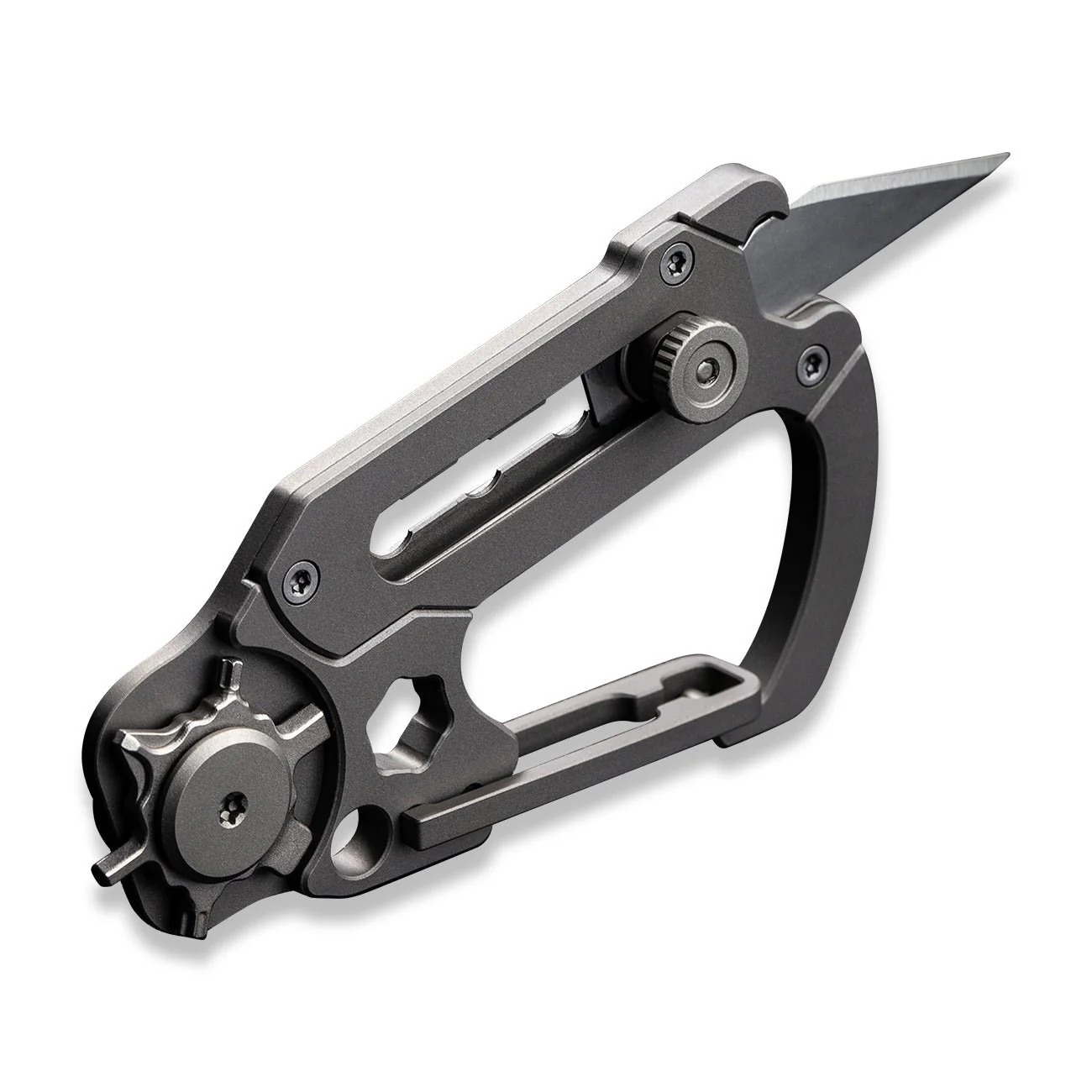 CIVIVI Polymorph Carabiner Keychain Multi-Tool 9Cr18MoV Utility Blade C20045-1 - Image 4