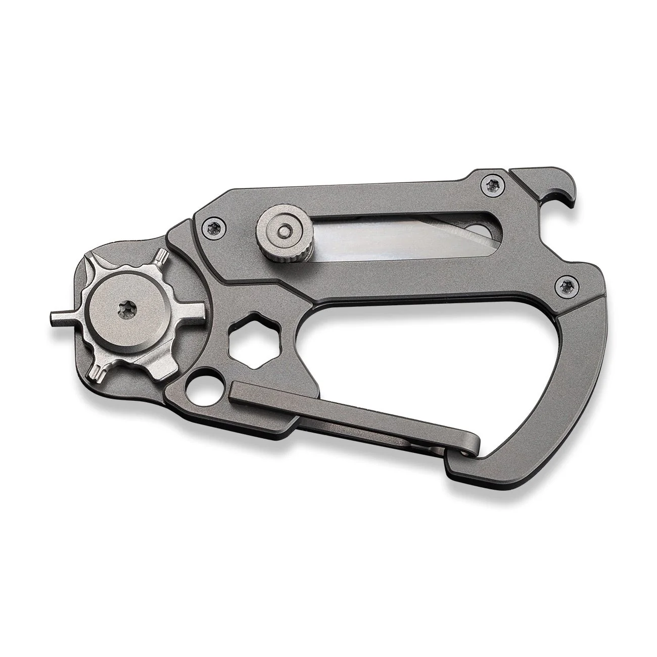 CIVIVI Polymorph Carabiner Keychain Multi-Tool 9Cr18MoV Utility Blade C20045-1 - Image 6