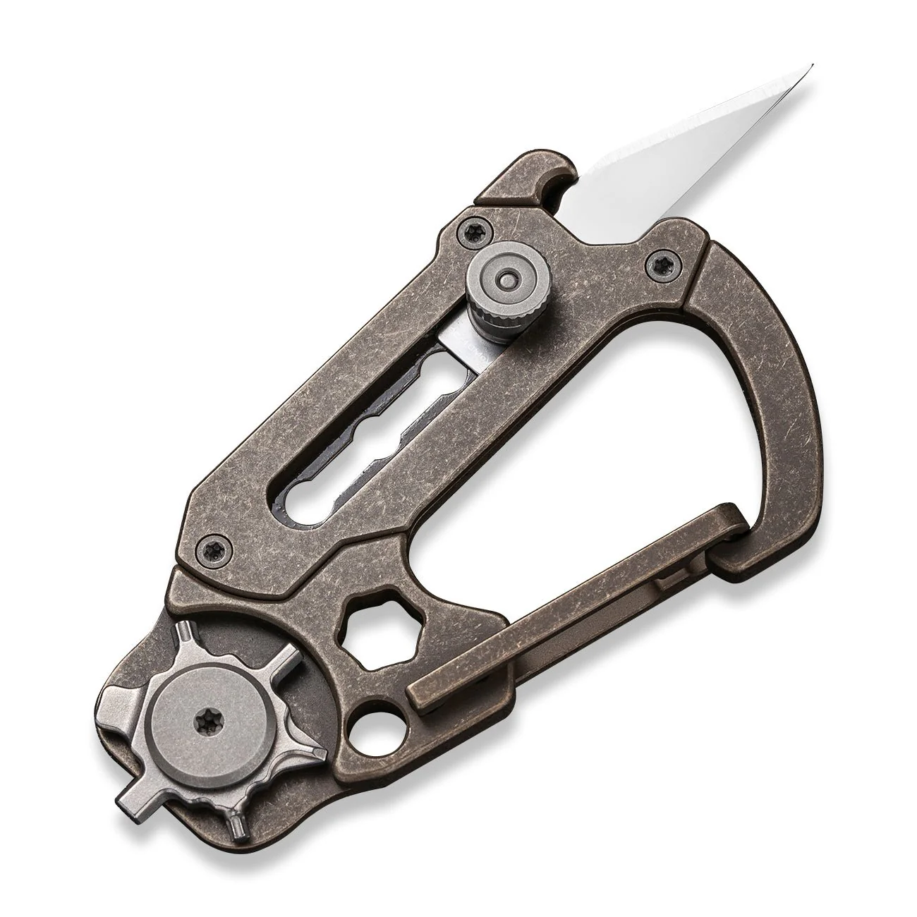 CIVIVI Polymorph Carabiner Keychain Multi-Tool 9Cr18MoV Utility Blade C20045-2 - Image 2