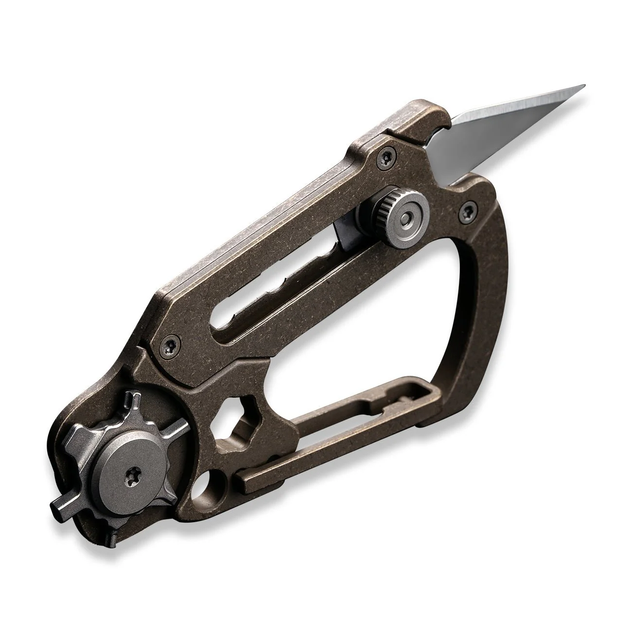 CIVIVI Polymorph Carabiner Keychain Multi-Tool 9Cr18MoV Utility Blade C20045-2 - Image 4