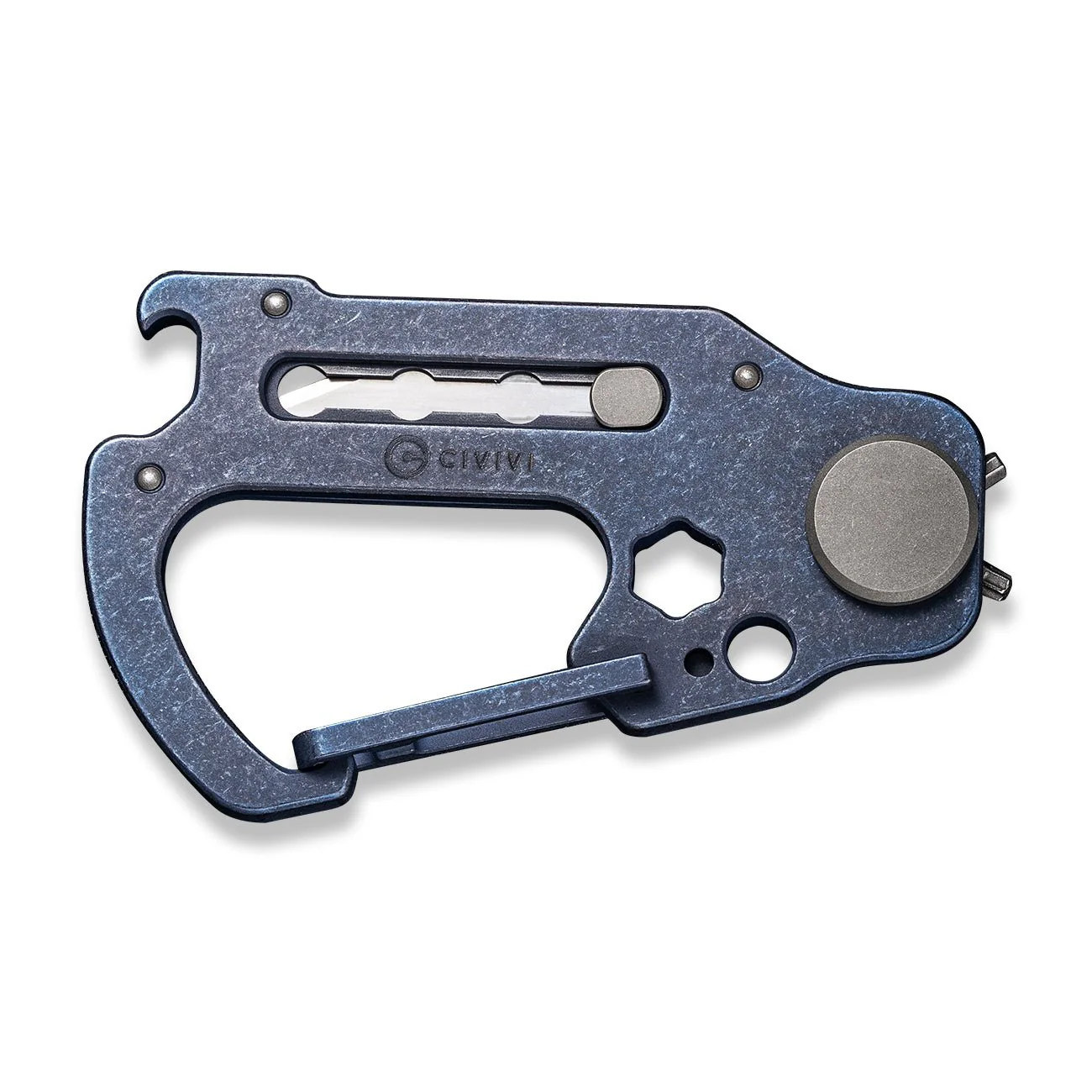 CIVIVI Polymorph Carabiner Keychain Multi-Tool 9Cr18MoV Utility Blade C20045-3 - Image 5