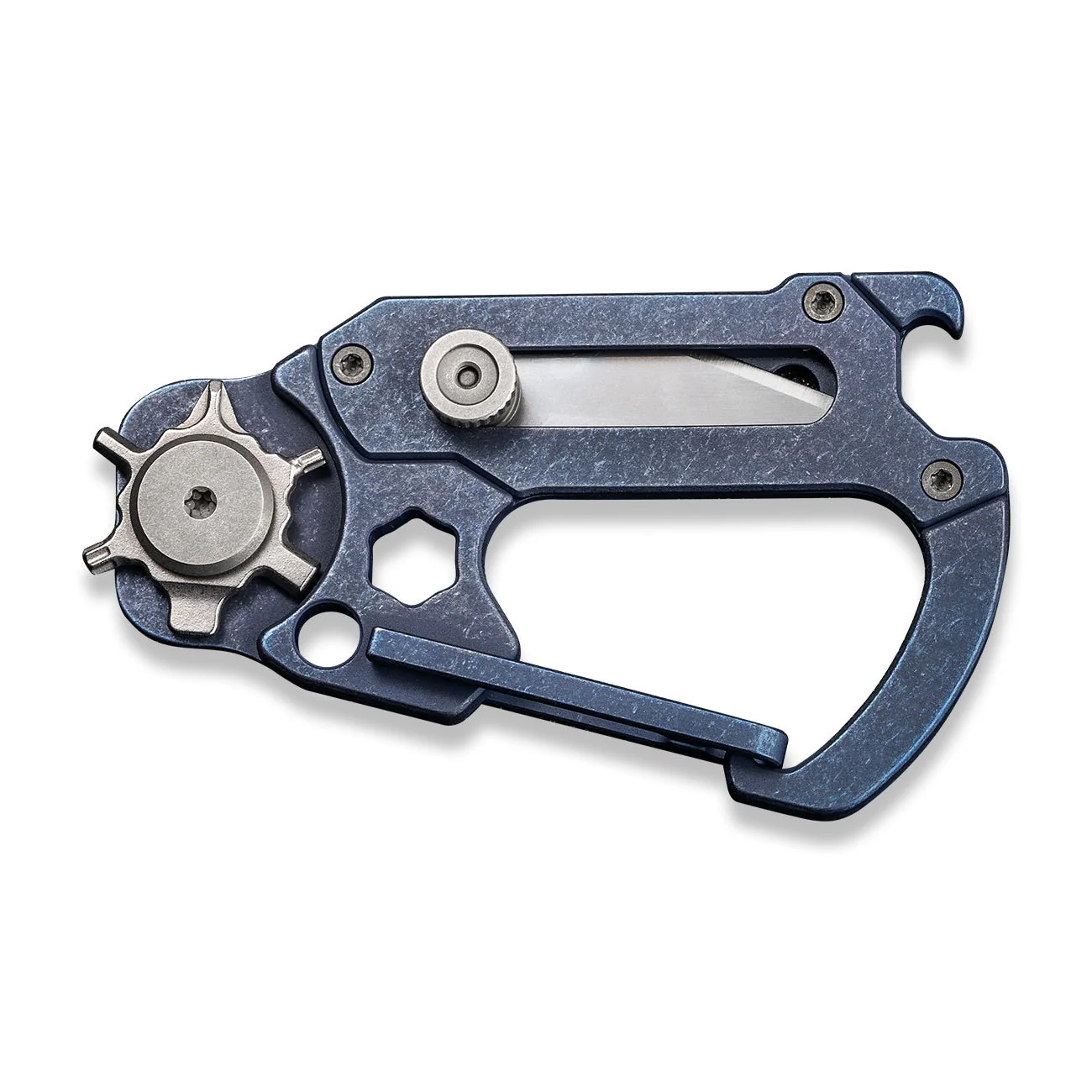CIVIVI Polymorph Carabiner Keychain Multi-Tool 9Cr18MoV Utility Blade C20045-3 - Image 6