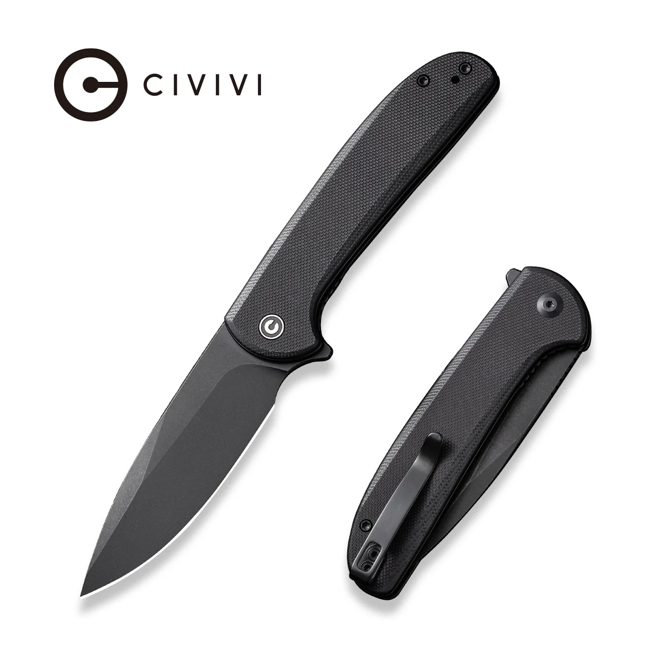 CIVIVI Primitrox Flipper Knife G10 Handle (3.48" Nitro-V Blade) C23005A-2