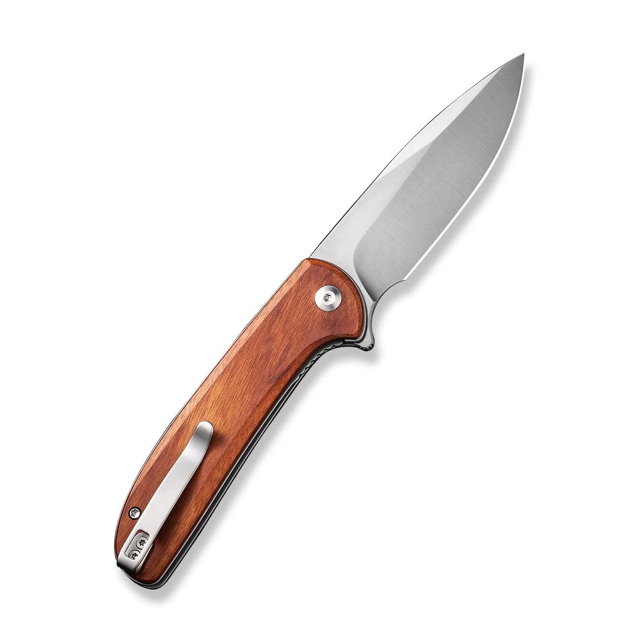 CIVIVI Primitrox Flipper Knife Wood Handle (3.48" Nitro-V Blade) C23005A-3 - Image 7