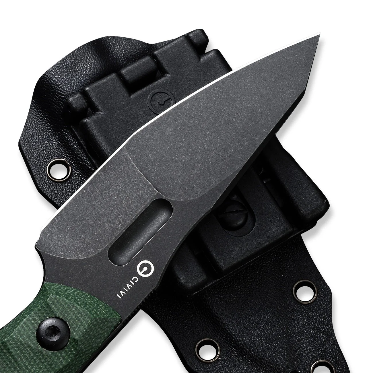 CIVIVI Propugnator Fixed Blade Knife Micarta Handle (4.15" D2 Blade) C23002-2 - Image 10