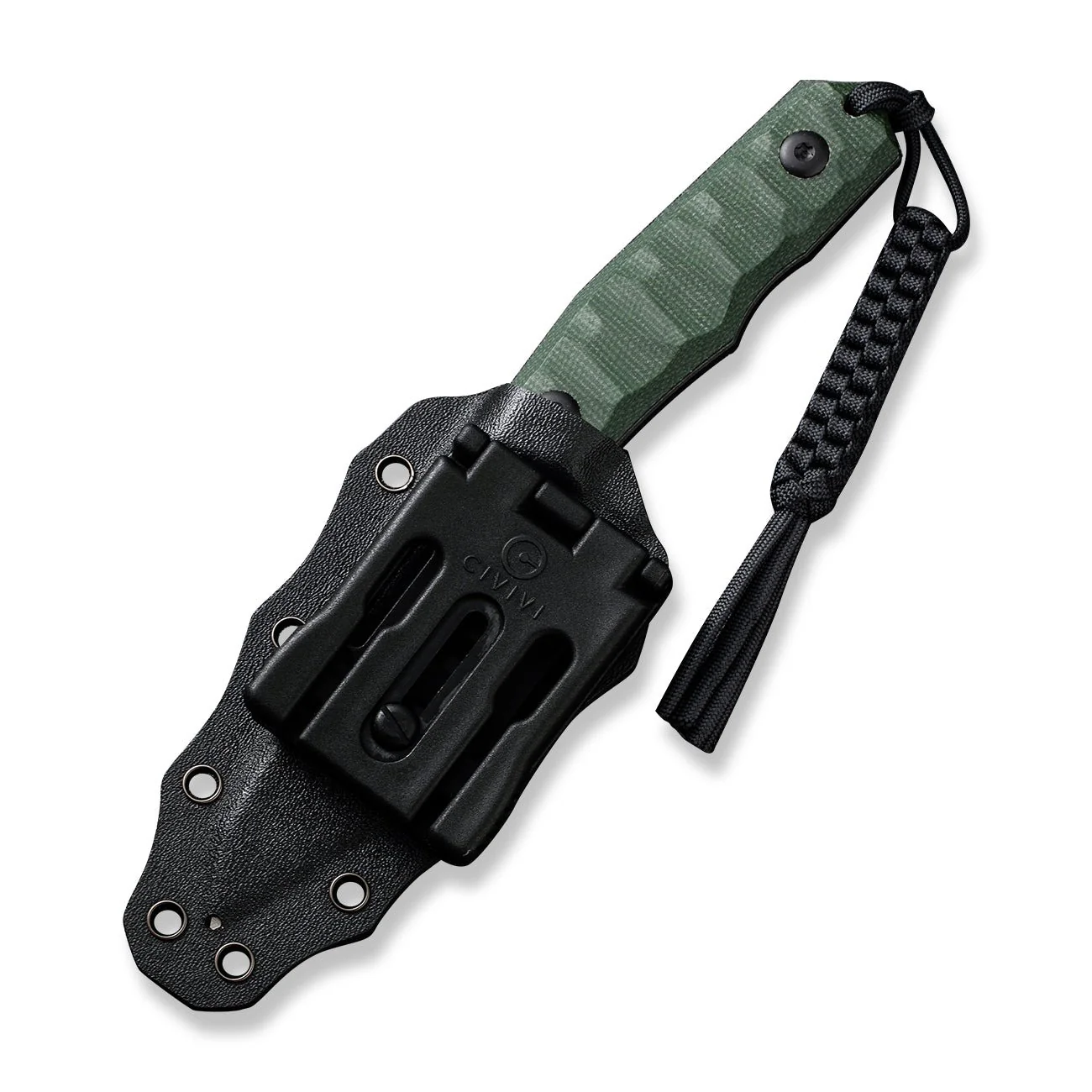 CIVIVI Propugnator Fixed Blade Knife Micarta Handle (4.15" D2 Blade) C23002-2 - Image 12