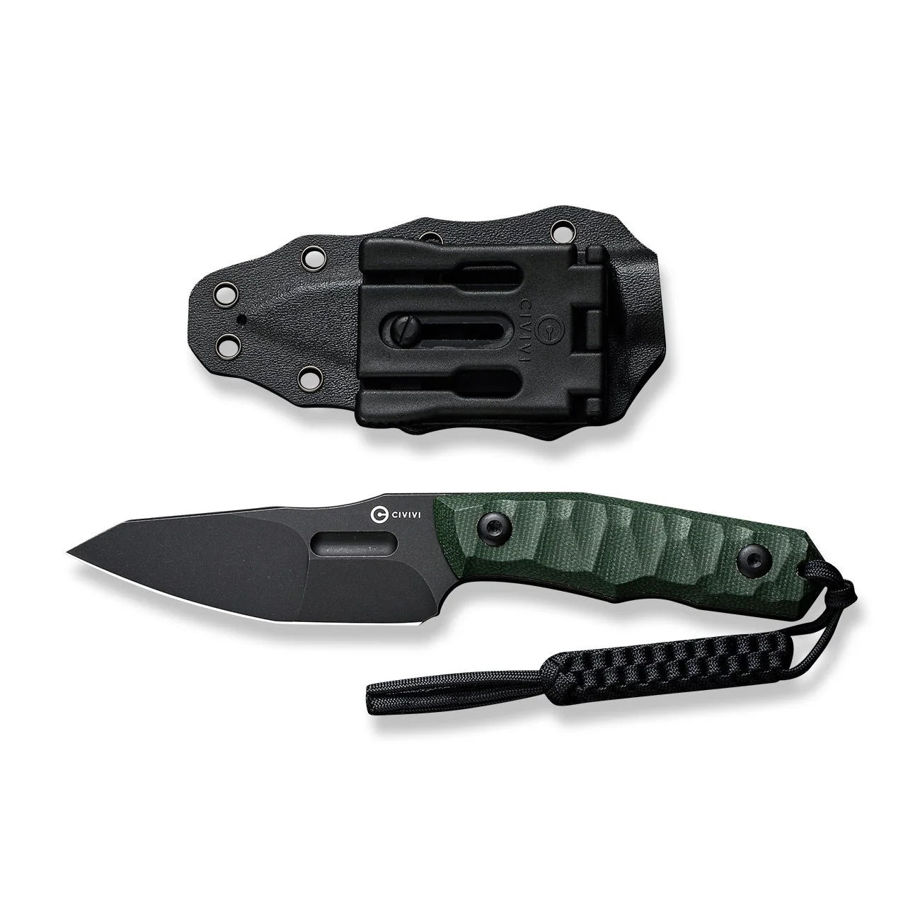 CIVIVI Propugnator Fixed Blade Knife Micarta Handle (4.15" D2 Blade) C23002-2 - Image 8