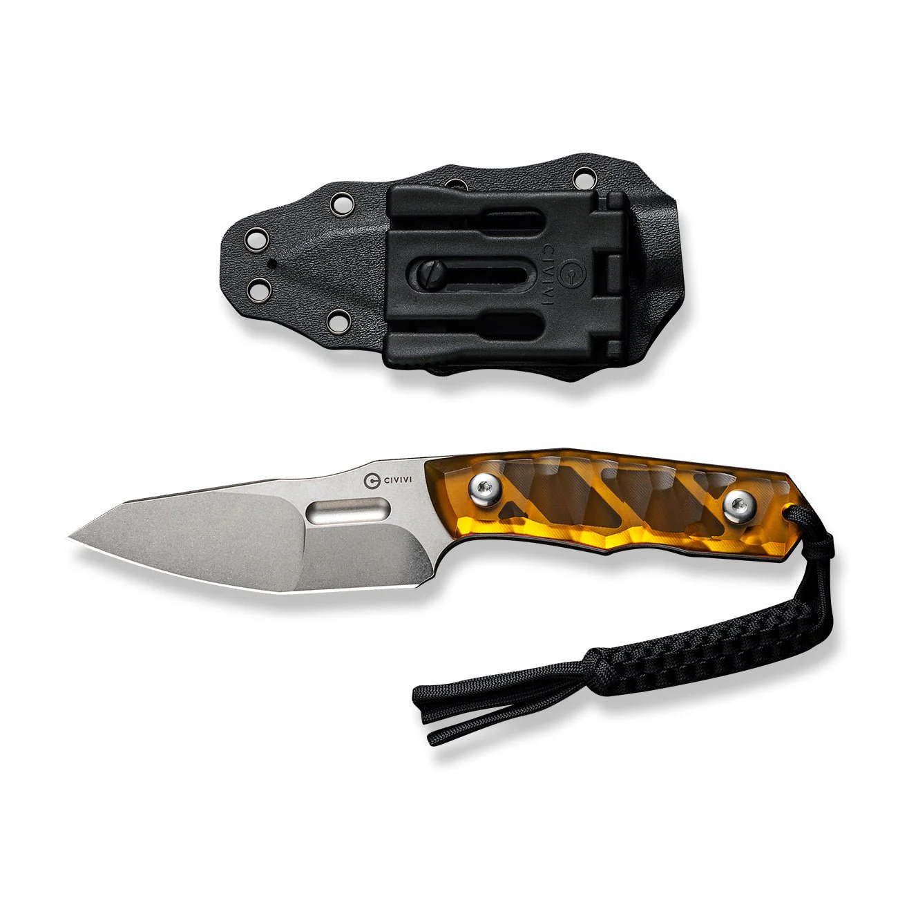 CIVIVI Propugnator Fixed Blade Knife Ultem Handle (4.15" D2 Blade) C23002-3 - Image 8