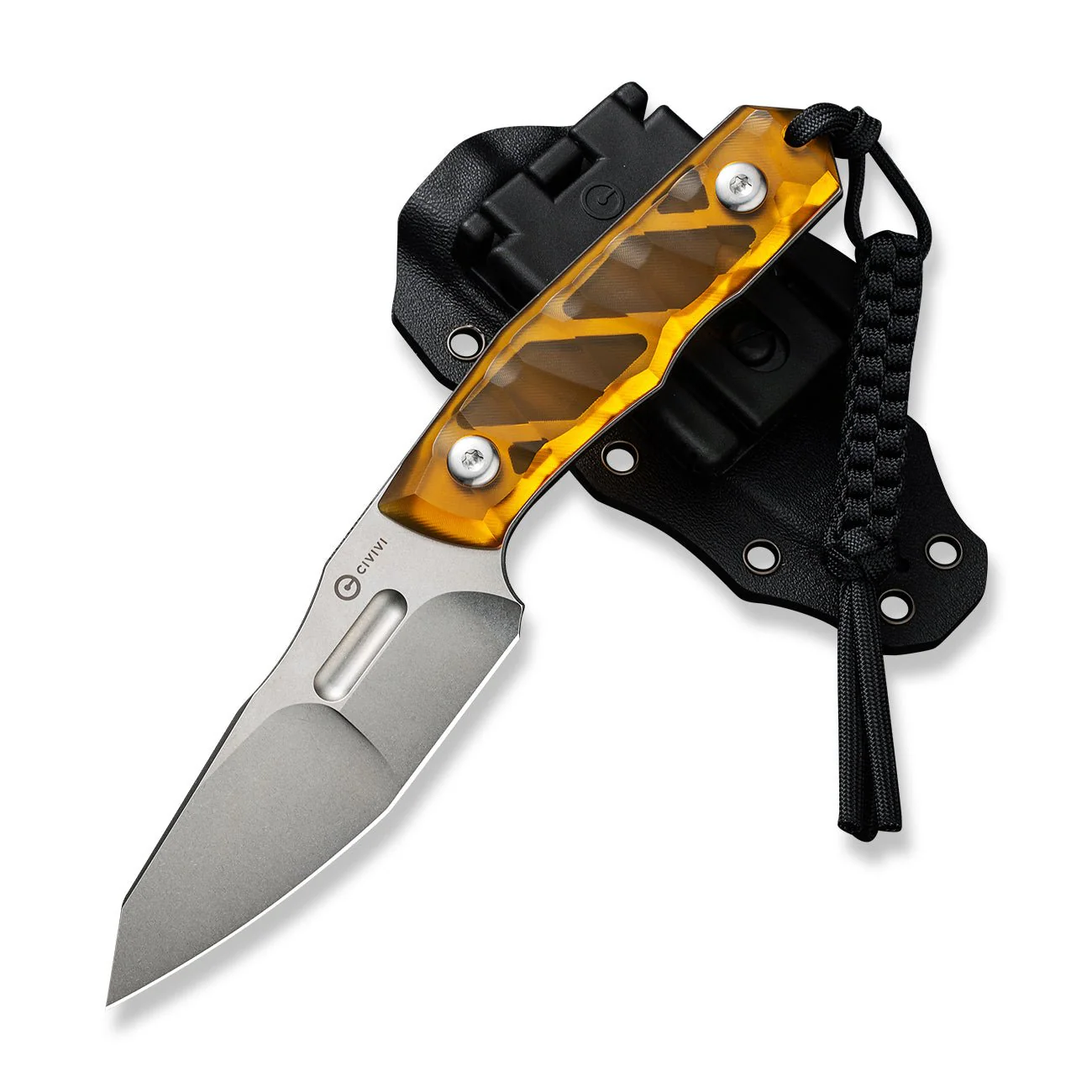 CIVIVI Propugnator Fixed Blade Knife Ultem Handle (4.15" D2 Blade) C23002-3 - Image 9