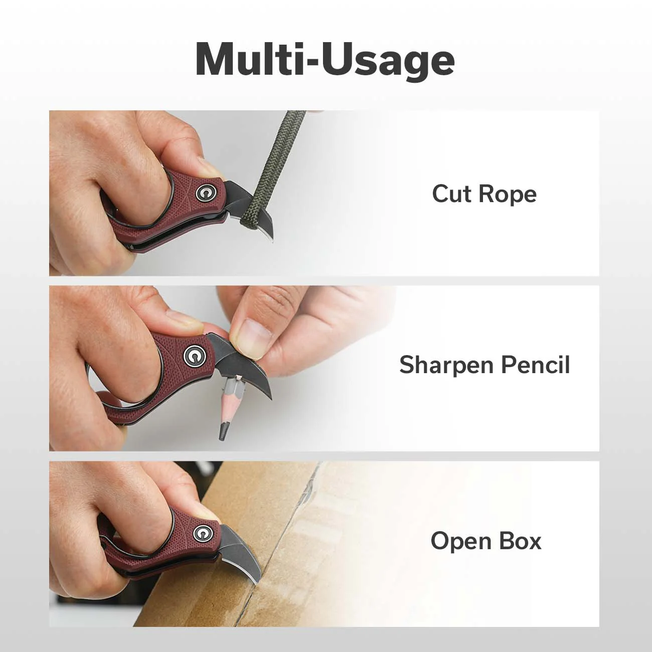 CIVIVI Pyrus Slip Joint Utility Knife G10 Handle (0.65" 14C28N Blade) C23038-1 - Image 3