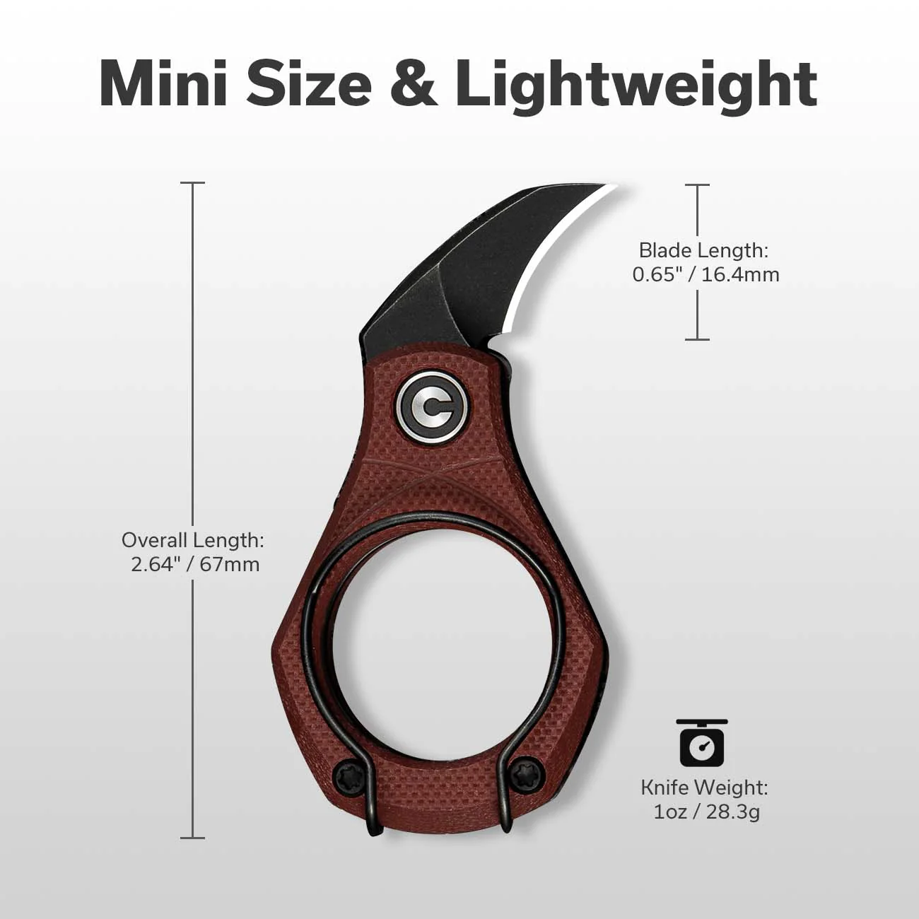 CIVIVI Pyrus Slip Joint Utility Knife G10 Handle (0.65" 14C28N Blade) C23038-1 - Image 5