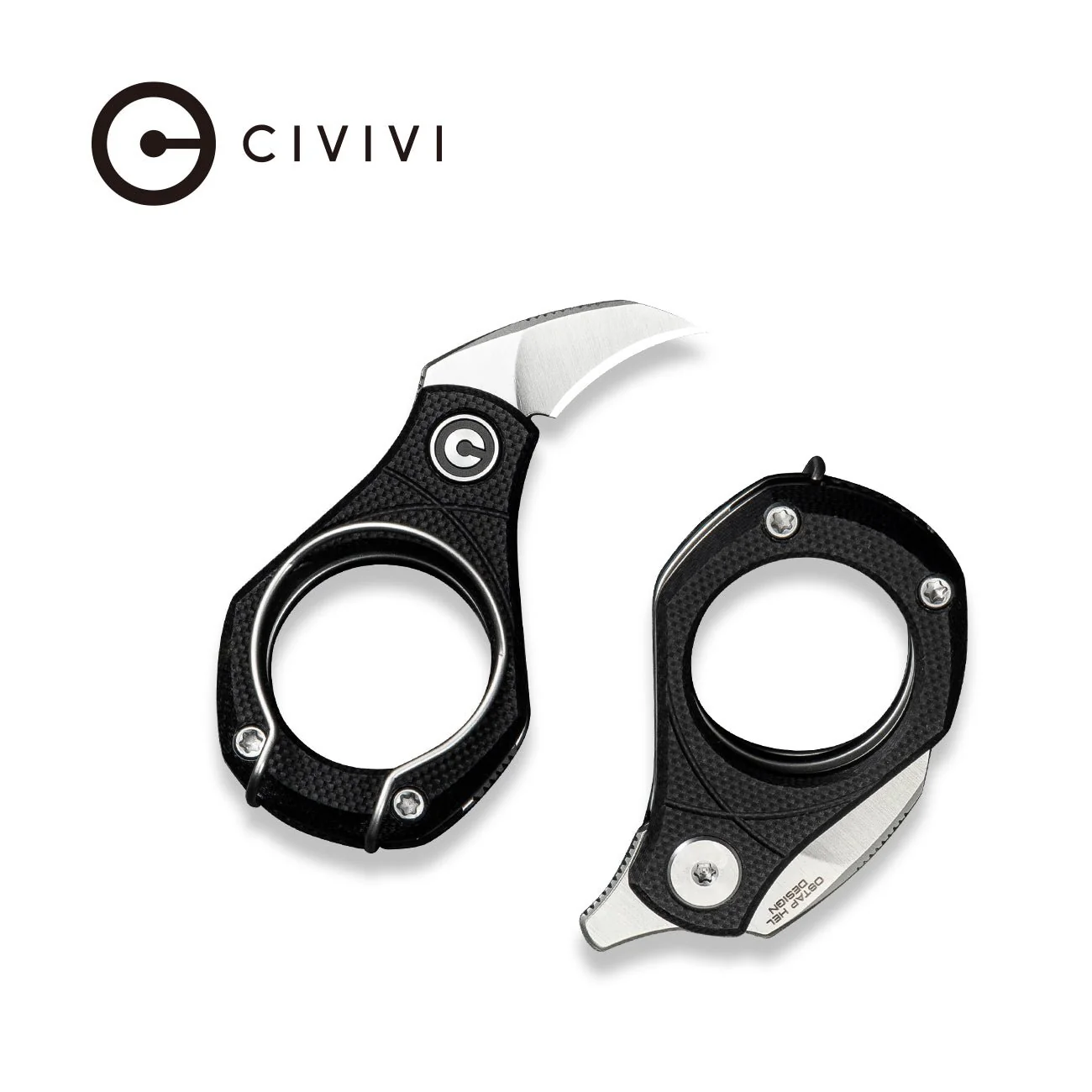 CIVIVI Pyrus Slip Joint Utility Knife G10 Handle (0.65" 14C28N Blade) C23038-2
