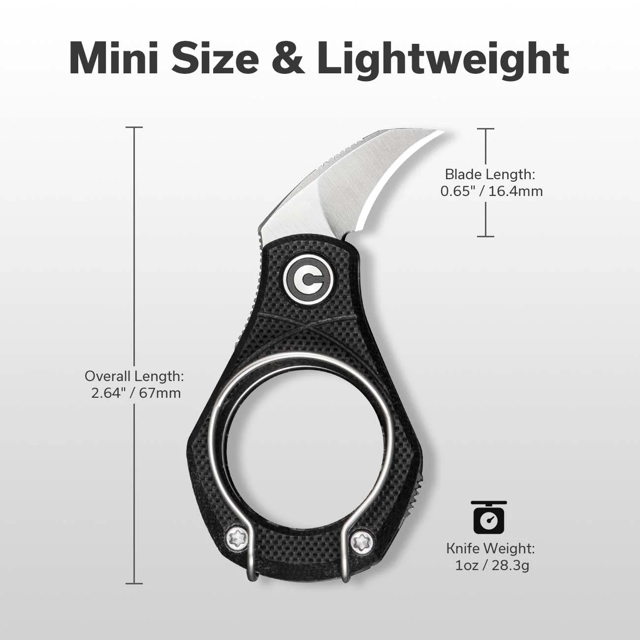 CIVIVI Pyrus Slip Joint Utility Knife G10 Handle (0.65" 14C28N Blade) C23038-2 - Image 5
