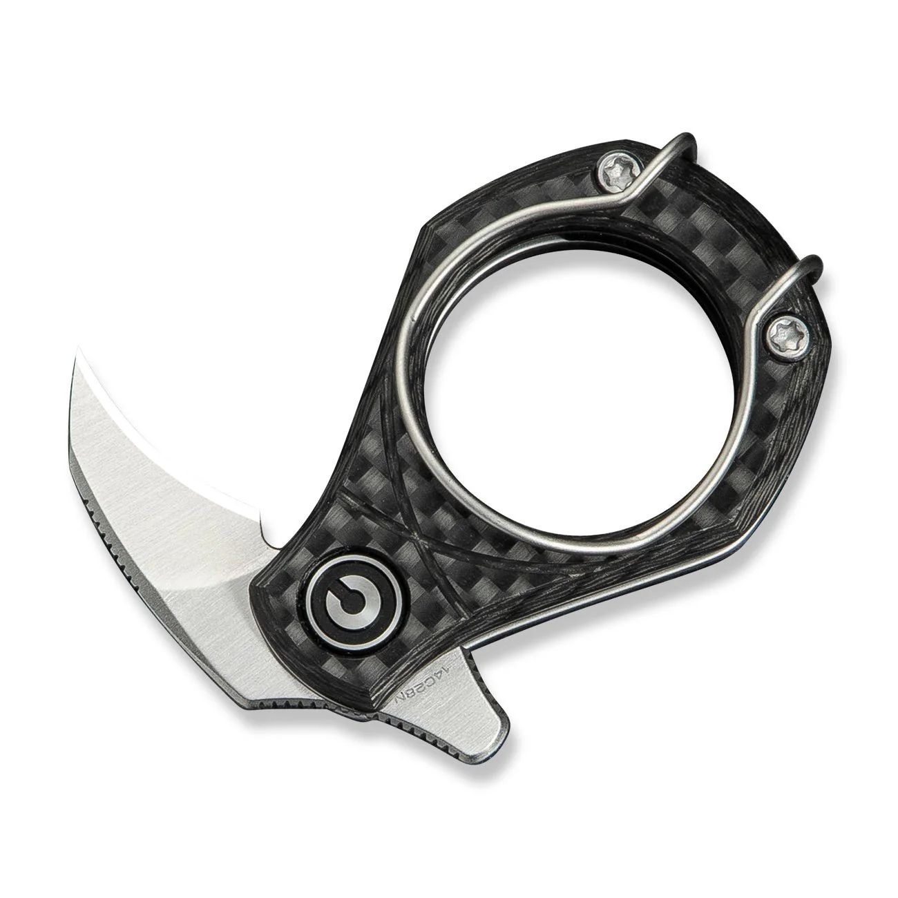 CIVIVI Pyrus Slip Joint Utility Knife Carbon Fiber Handle (0.65" 14C28N Blade) C23038-3 - Image 11