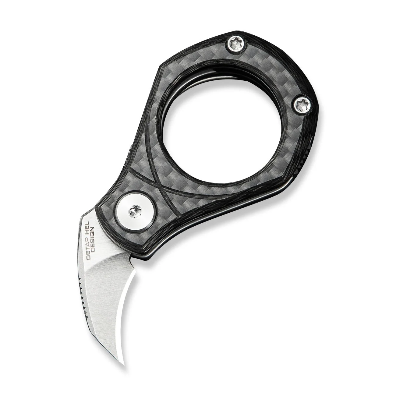 CIVIVI Pyrus Slip Joint Utility Knife Carbon Fiber Handle (0.65" 14C28N Blade) C23038-3 - Image 8