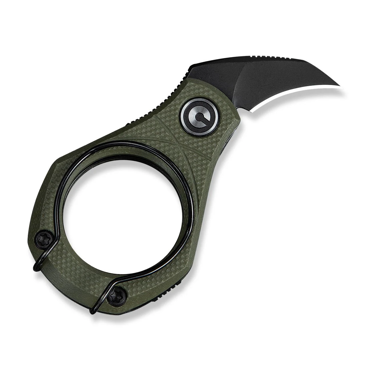 CIVIVI Pyrus Slip Joint Utility Knife OD Green G10 Handle (0.65" Black Stonewashed 14C28N Blade) C23038-4 - Image 8
