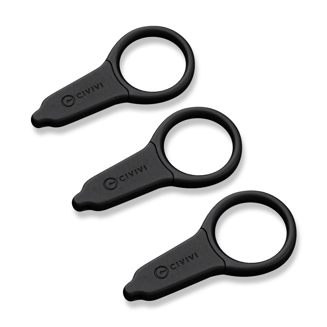 CIVIVI Quick Snip Fixed Blade 3 Pcs Mini Neck Knife ABS Handle (0.68" 6Cr13 Blade) C22022A-2 - Image 12