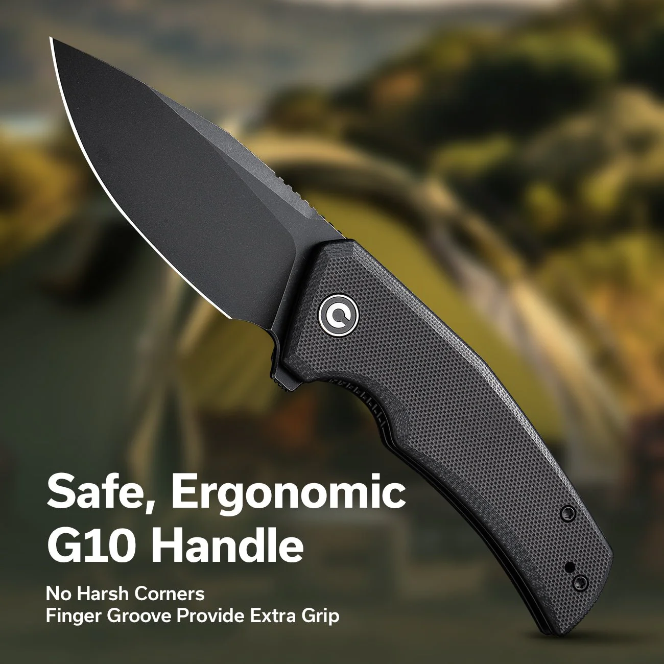 CIVIVI Regulatron Flipper Knife G10 Handle (2.98" Nitro-V Blade) C23006-1 - Image 3