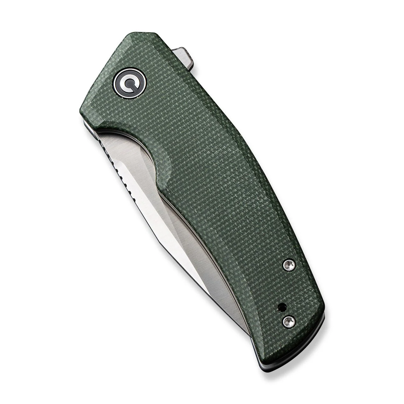 CIVIVI Regulatron Flipper Knife Micarta Handle (2.98" Nitro-V Blade) C23006-2 - Image 11