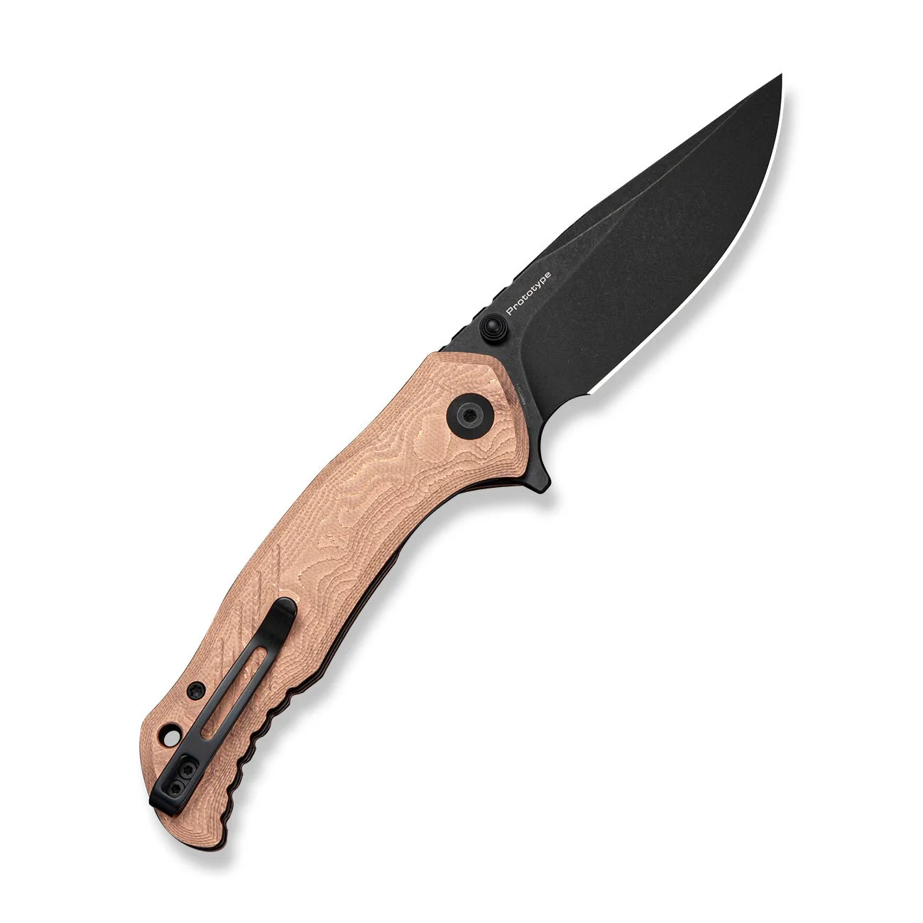 CIVIVI Rhykon G10 With Copper Foil Handle (3.48" Black Stonewashed 14C28N Blade) C25106 Sample2 - Image 2