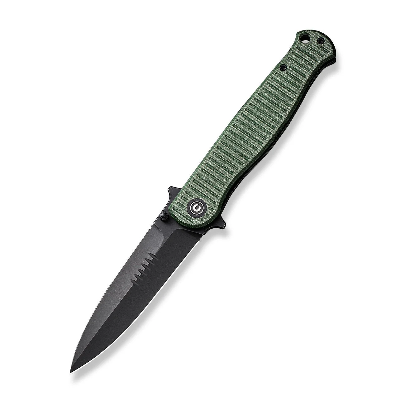 CIVIVI RS71 Flipper & Thumb Stud Knife Micarta Handle (4" Nitro-V Blade) C23025-3 - Image 8