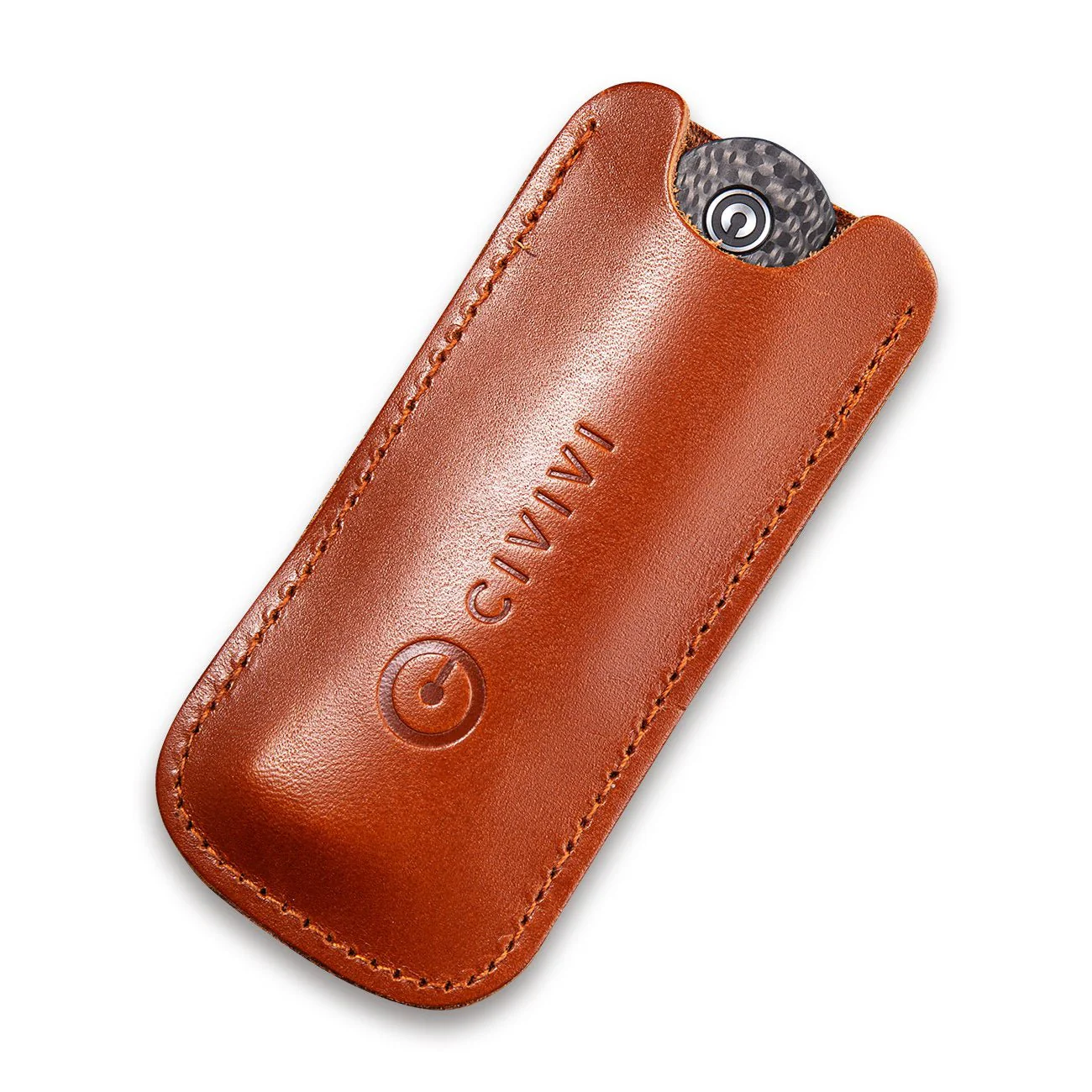 CIVIVI Rustic Gent Lock Back Knife Micarta & Carbon Fiber Handle (2.97" D2 Blade) C914D - Image 5