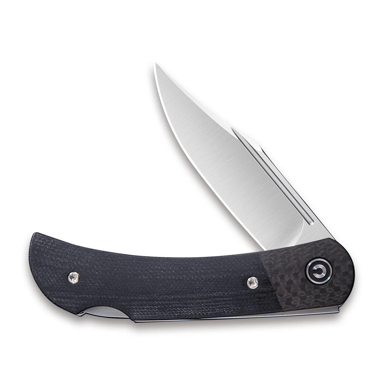 CIVIVI Rustic Gent Lock Back Knife G10 & Carbon Fiber Handle (2.97" D2 Blade) C914A - Image 4