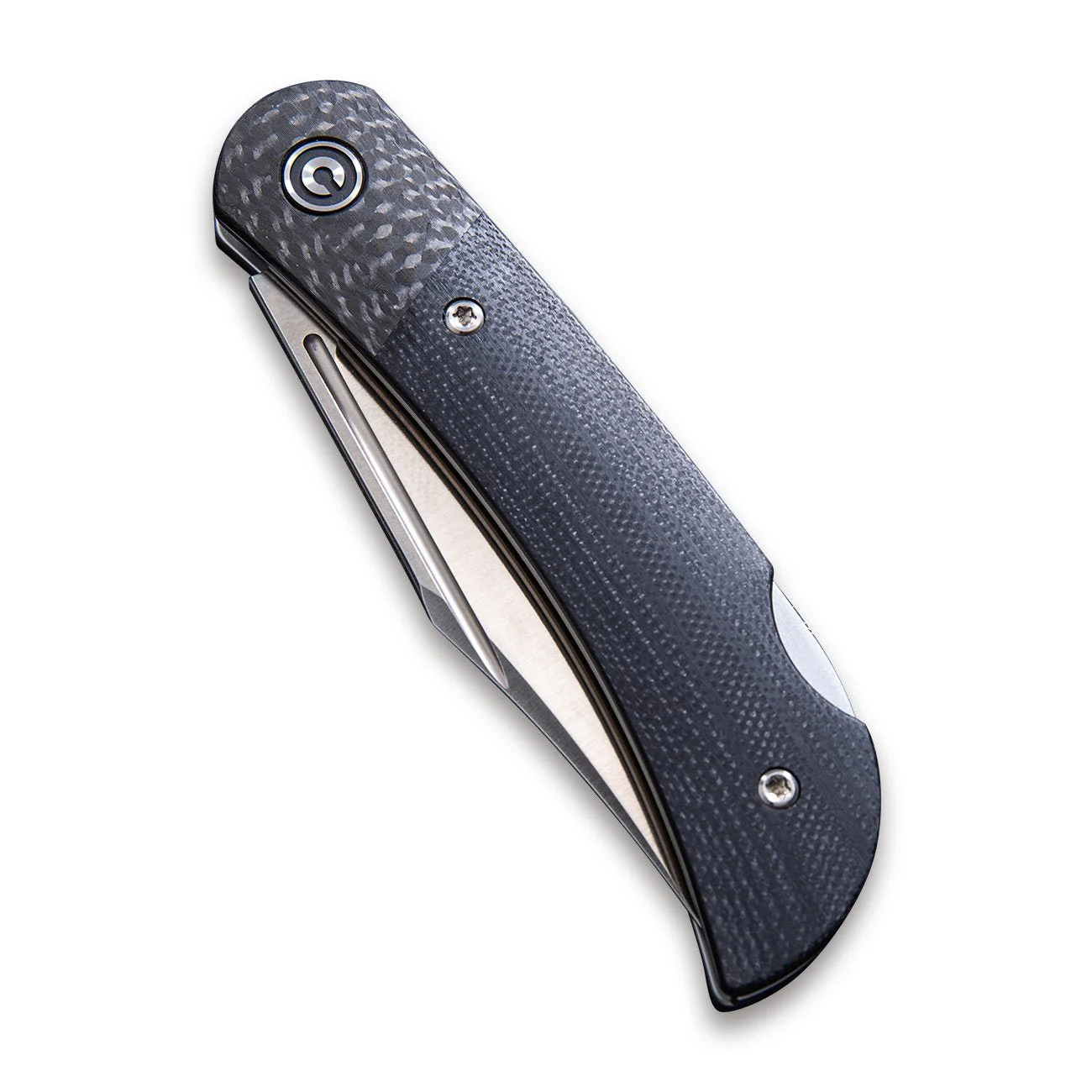 CIVIVI Rustic Gent Lock Back Knife G10 & Carbon Fiber Handle (2.97" D2 Blade) C914A - Image 5