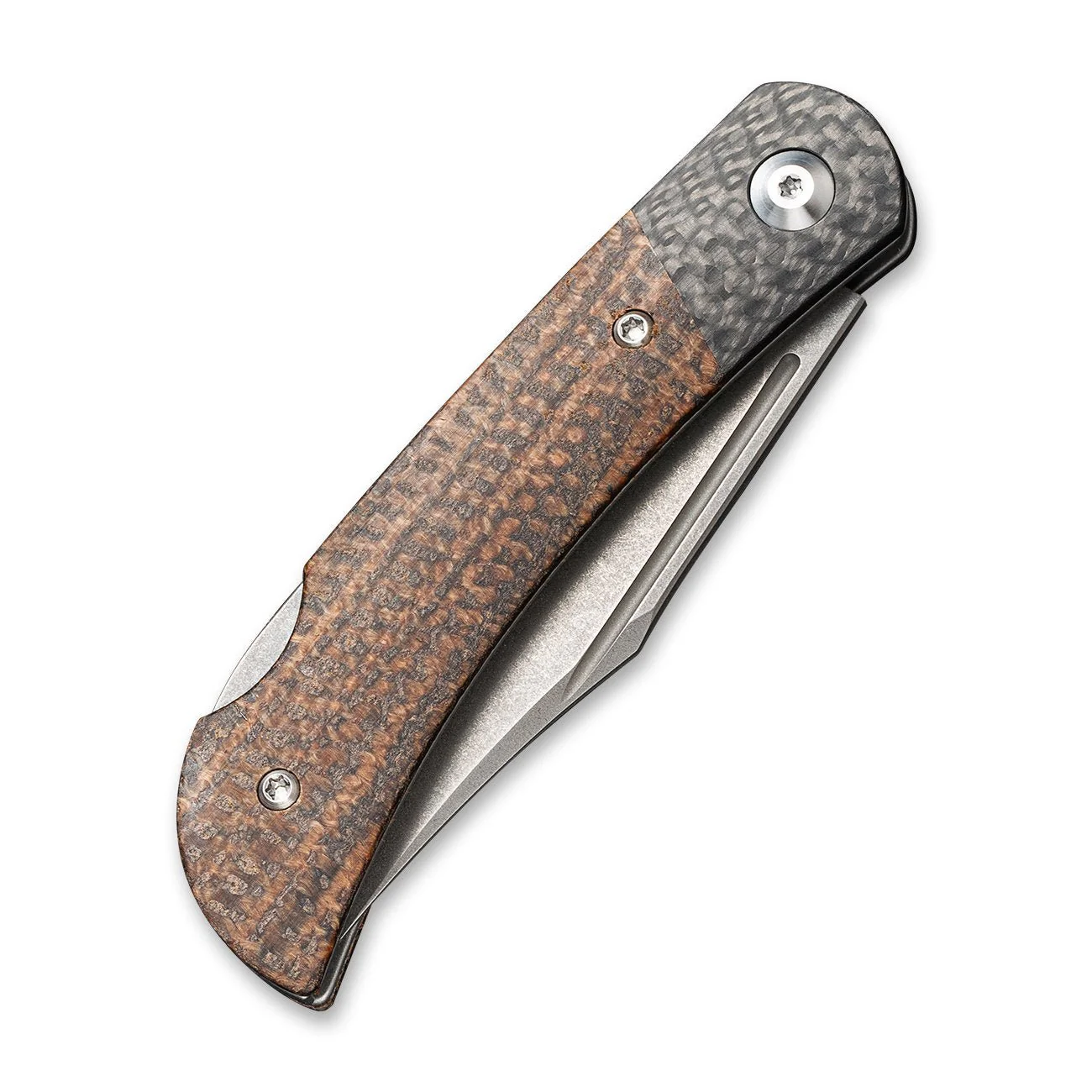 CIVIVI Rustic Gent Lock Back Knife Micarta & Carbon Fiber Handle (2.97" D2 Blade) C914E - Image 6