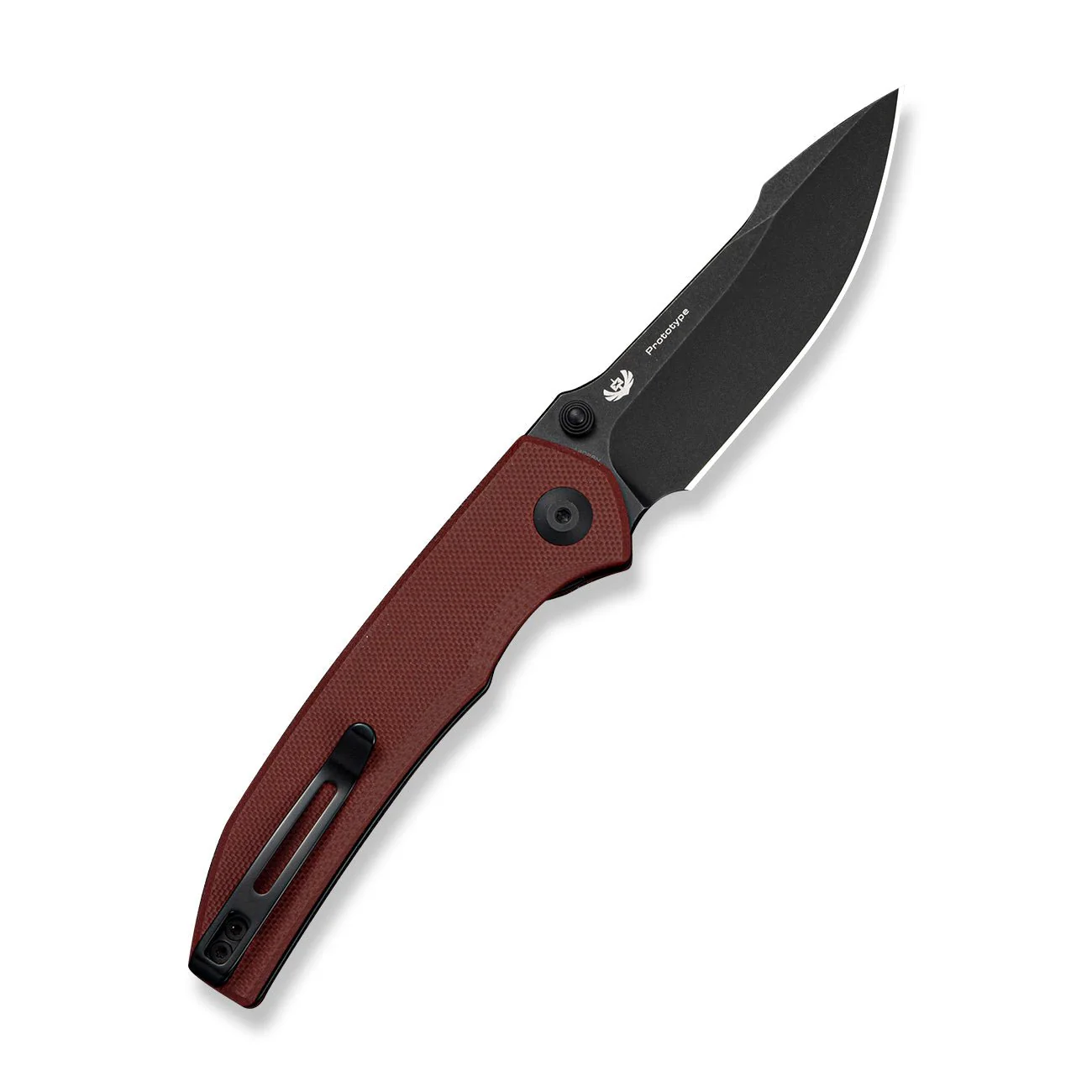 CIVIVI Ryson-E Burgundy G10 Hanlde (3.33" Black Stonewashed 14C28N Blade) C25097 Sample1 - Image 2