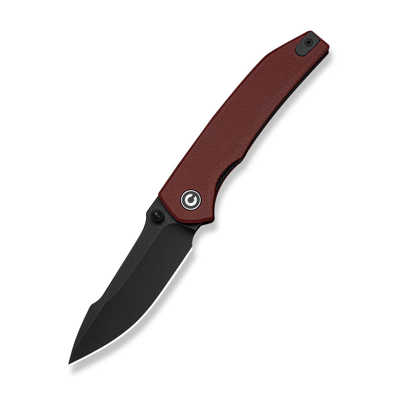 CIVIVI Ryson-E Burgundy G10 Hanlde (3.33" Black Stonewashed 14C28N Blade) C25097 Sample1 - Image 3