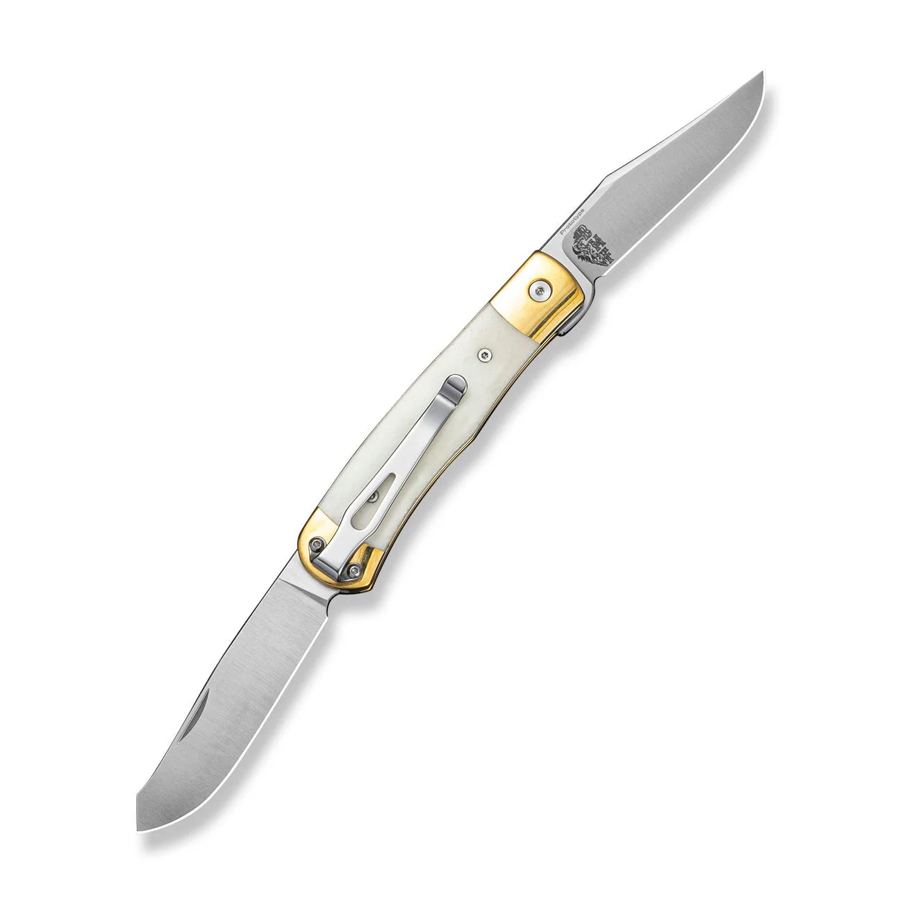 CIVIVI Sample Nickel Silver With Bone Inlay (3.19" Satin Finished 14C28N Blade) C24078 Sample2 - Image 2