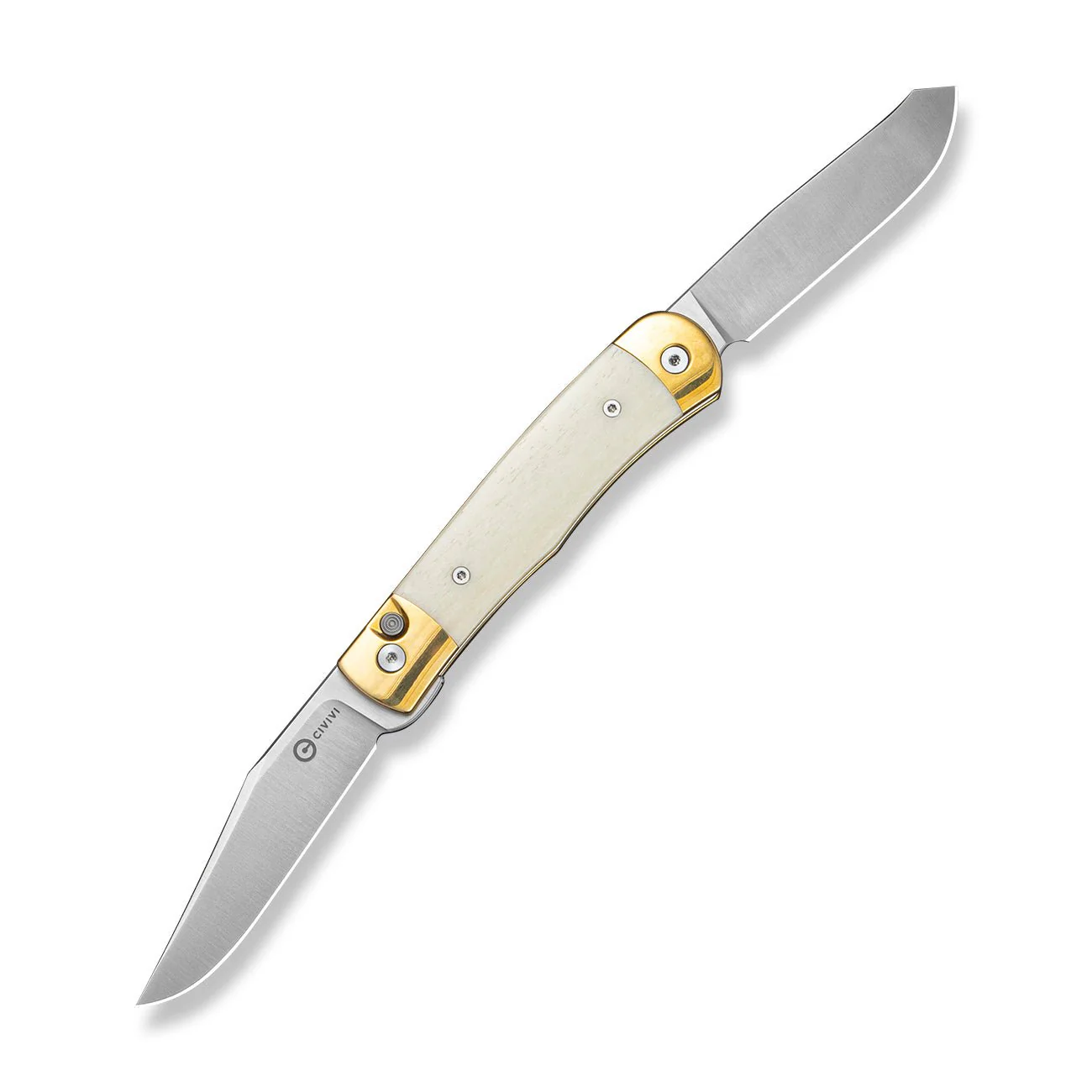 CIVIVI Sample Nickel Silver With Bone Inlay (3.19" Satin Finished 14C28N Blade) C24078 Sample2 - Image 3