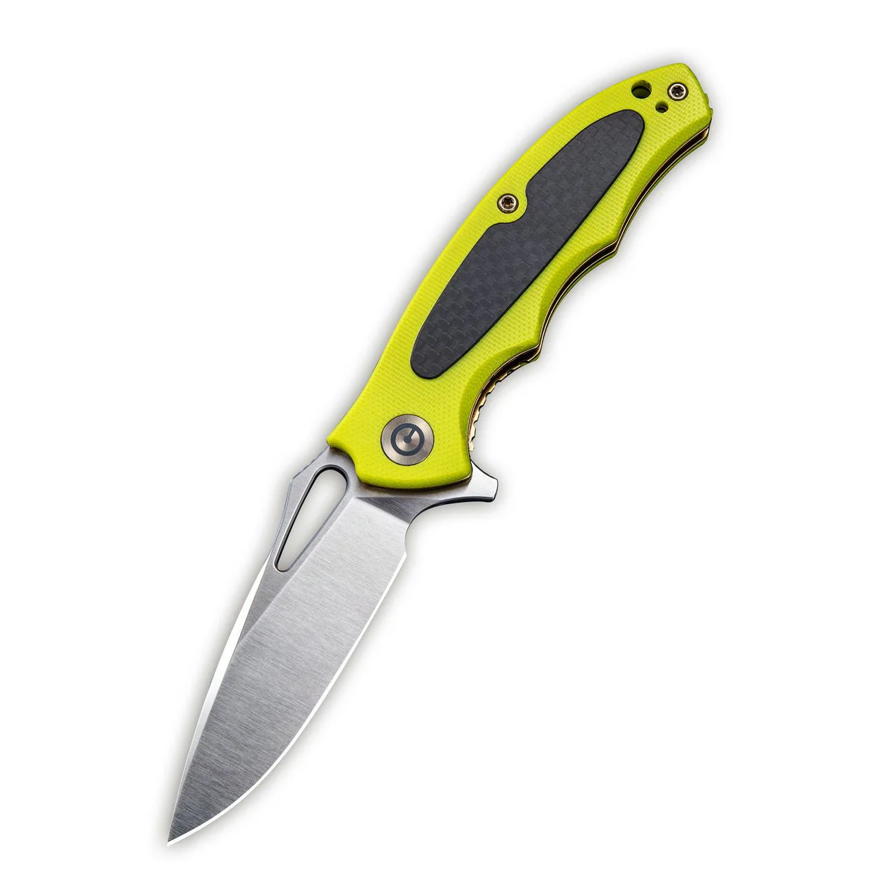 CIVIVI Shard Flipper & Thumb Hole Knife G10 & Carbon Fiber Handle (2.95" D2 Blade) C806A - Image 2