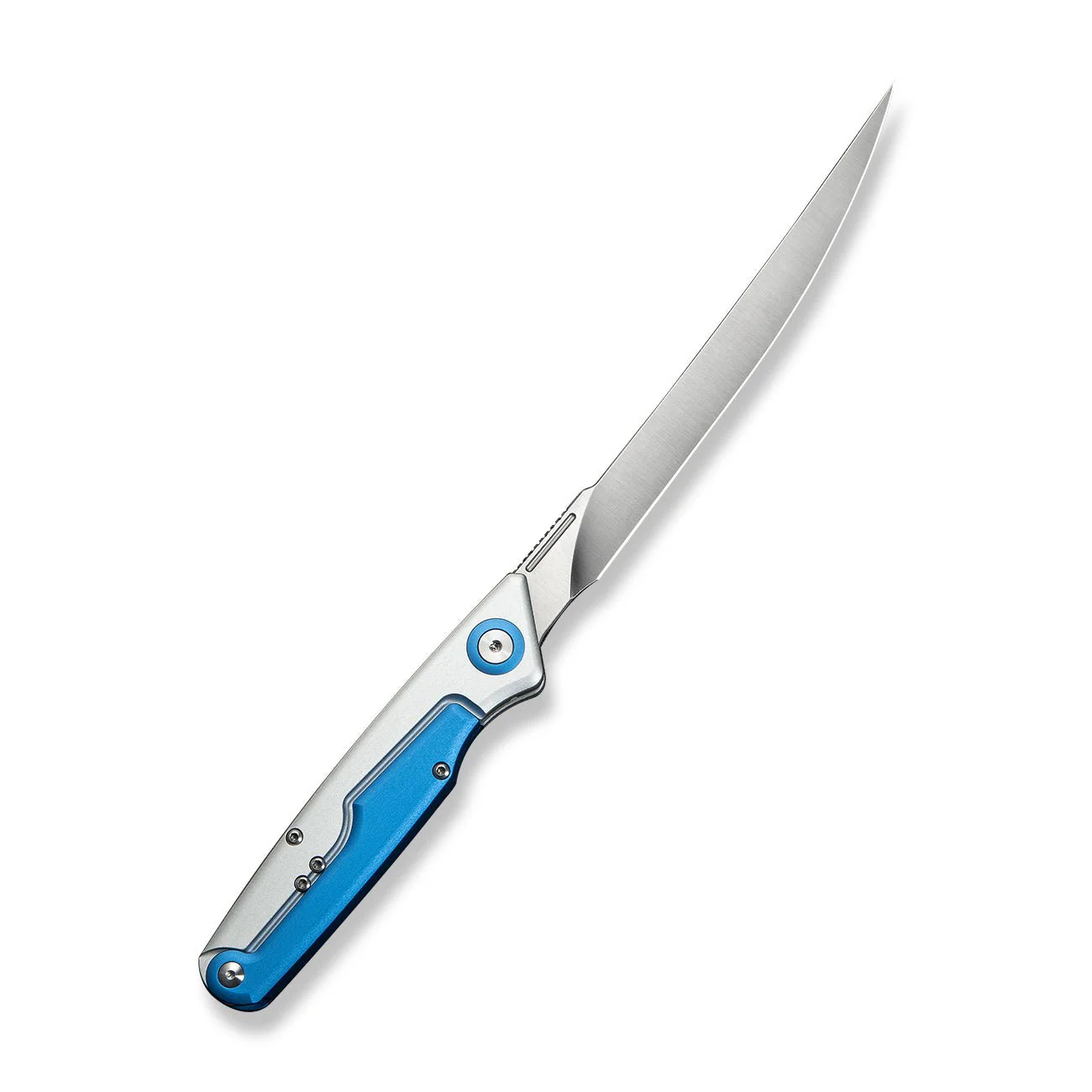 CIVIVI Shawka Folding Fillet Knife Aluminum Handle (5.81" 14C28N Blade) C22029B-2, With 1PC Black Nylon Sheath - Image 9