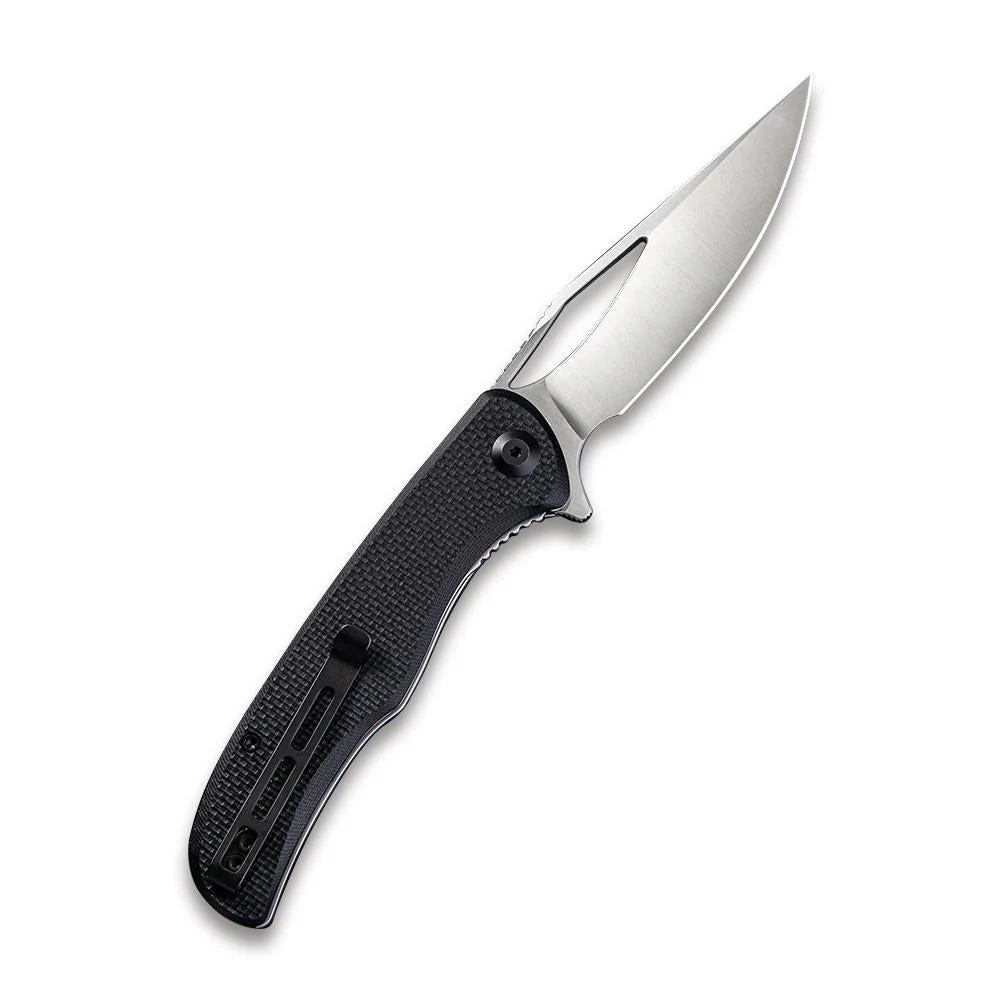 CIVIVI Shredder Flipper & Thumb Hole Knife G10 Handle (3.7" D2 Blade) C912C - Image 2