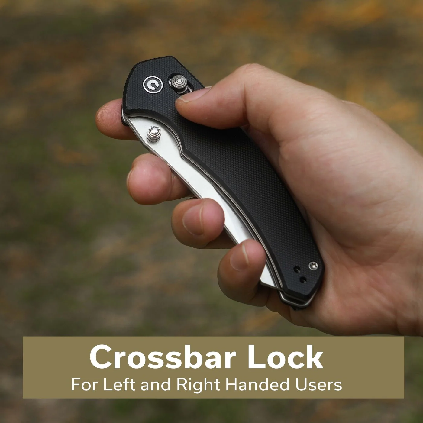 CIVIVI Sixgill Thumb Stud & Crossbar Lock Knife G10 Handle (3.41" Nitro-V Blade) C24050-1 - Image 5