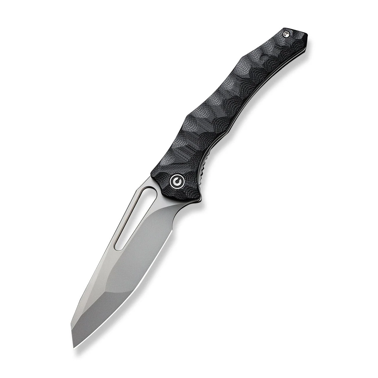 CIVIVI Spiny Dogfish Thumb Hole Knife G10 Handle (3.47" 14C28N Blade) C22006-1 - Image 9
