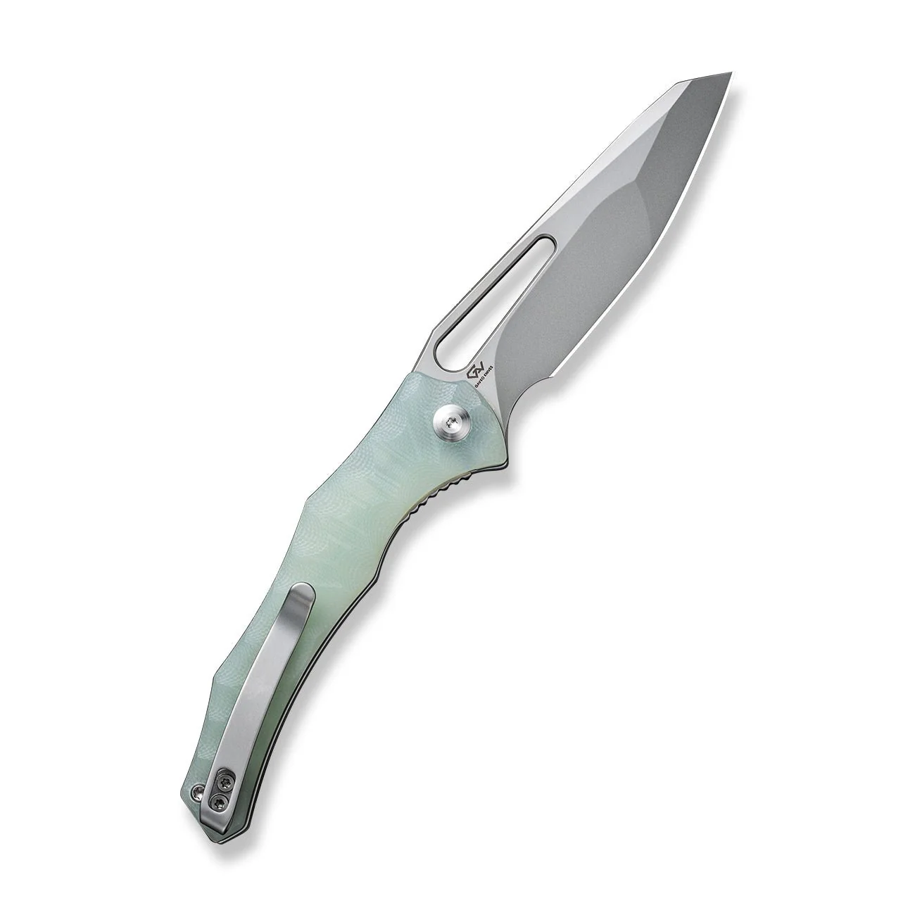 CIVIVI Spiny Dogfish Thumb Hole Knife G10 Handle (3.47" 14C28N Blade) C22006-2 - Image 8