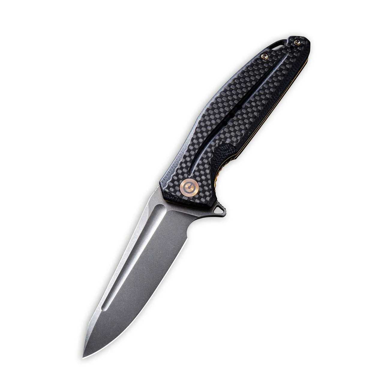 CIVIVI Statera Flipper Knife G10 & Carbon Fiber Handle (3.45" D2 Blade) C901C - Image 2