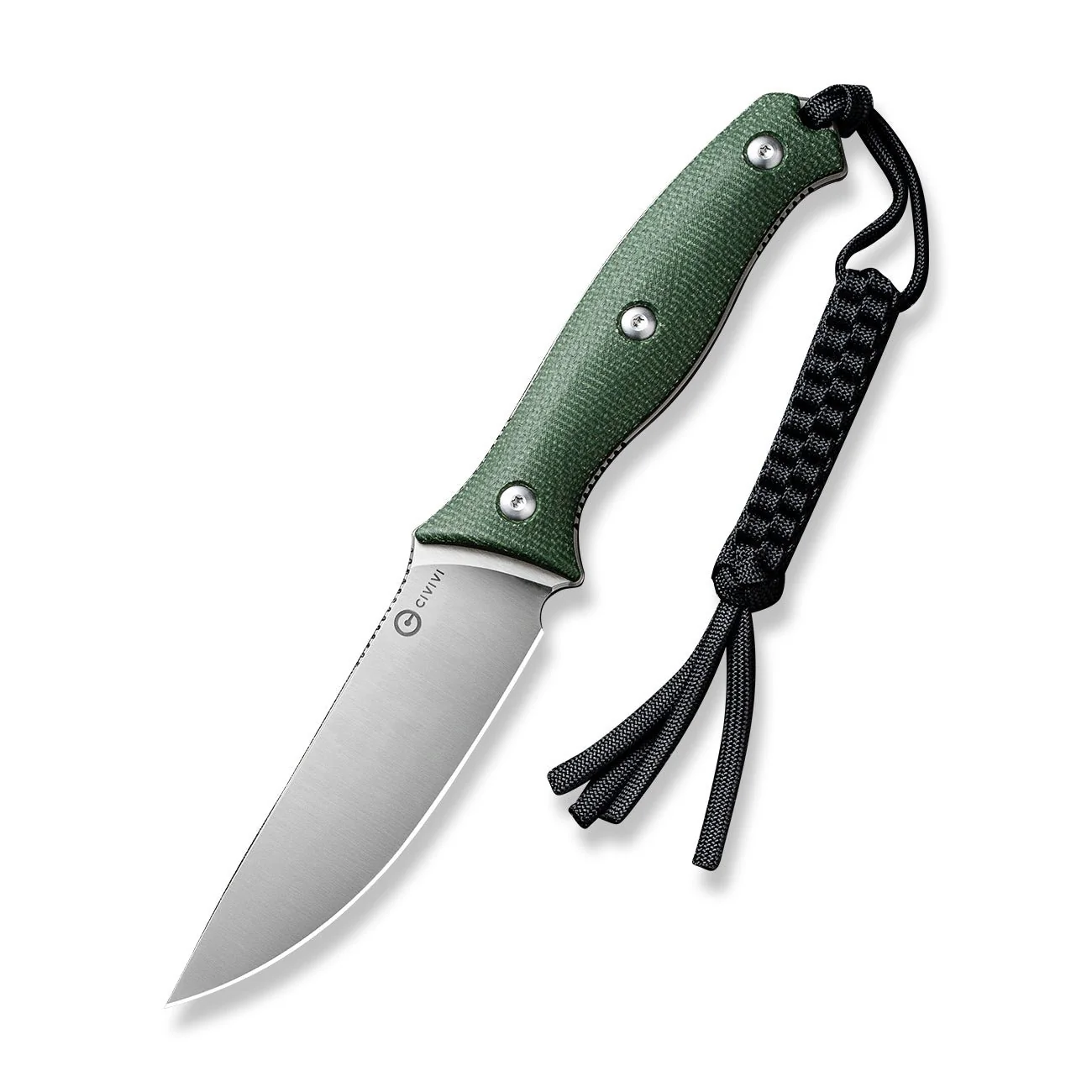 CIVIVI Stormridge Fixed Blade Knife Micarta Handle (3.92" Nitro-V Blade) C23041-3 - Image 9