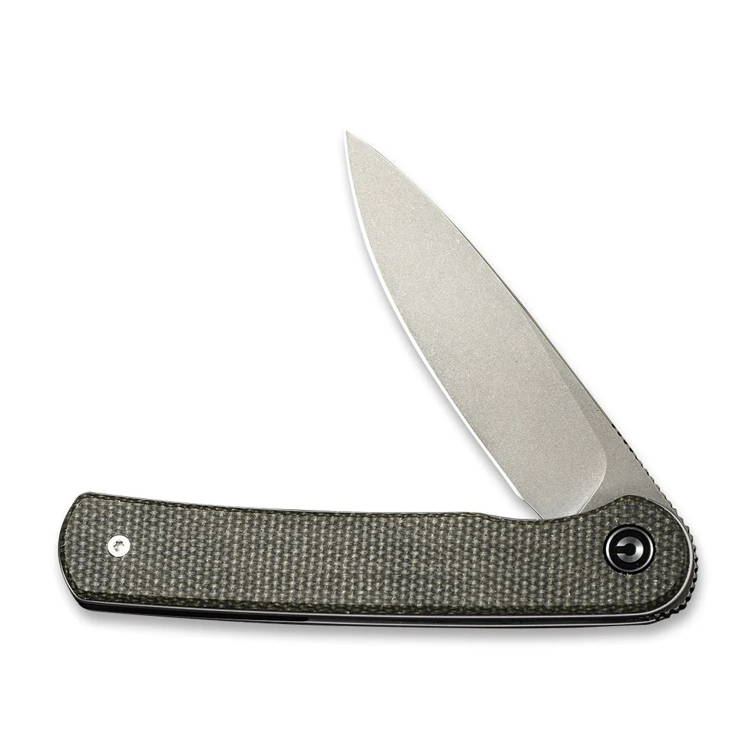 CIVIVI Stylum Front Flipper & Slip Joint Knife Micarta Handle (2.96" 10Cr15CoMoV Blade) C20010B-C - Image 4
