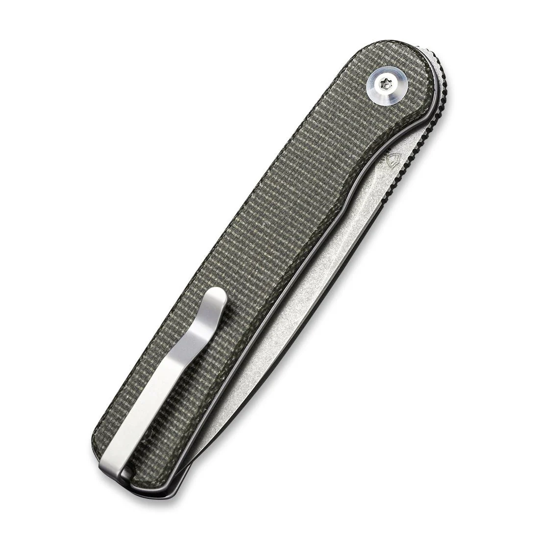 CIVIVI Stylum Front Flipper & Slip Joint Knife Micarta Handle (2.96" 10Cr15CoMoV Blade) C20010B-C - Image 6