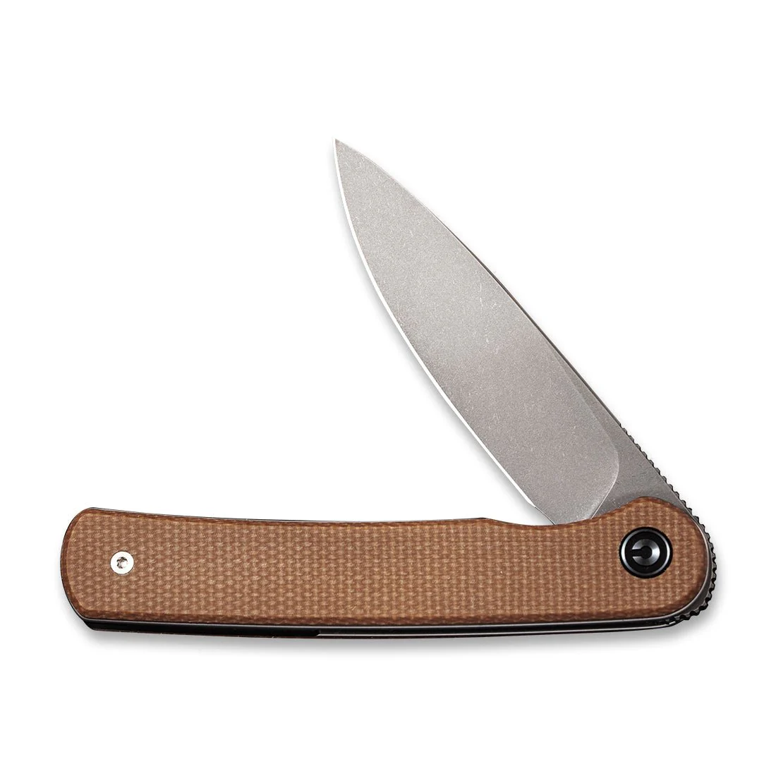 CIVIVI Stylum Front Flipper & Slip Joint Knife Micarta Handle (2.96" 10Cr15CoMoV Blade) C20010B-A - Image 4