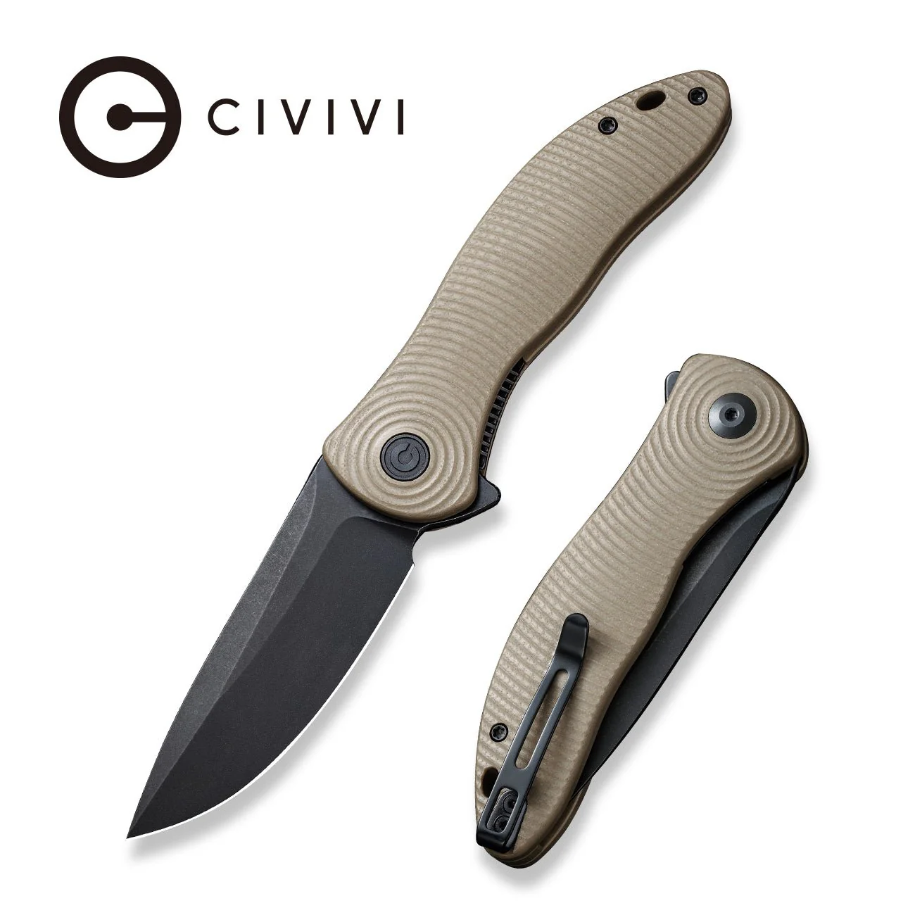 CIVIVI Synergy3 Flipper Knife G10 Handle (3.24" Nitro-V Blade) C20075D-2