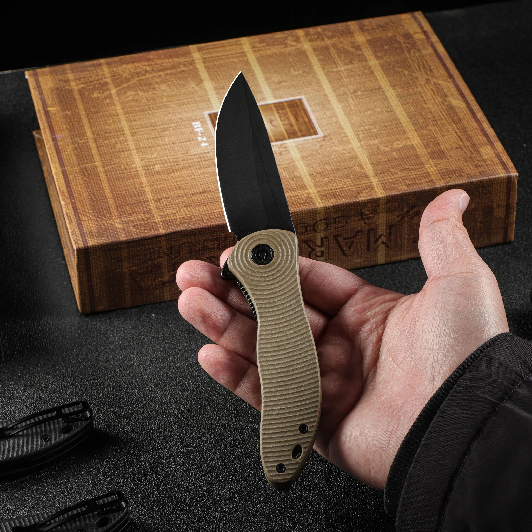 CIVIVI Synergy3 Flipper Knife G10 Handle (3.24" Nitro-V Blade) C20075D-2 - Image 2